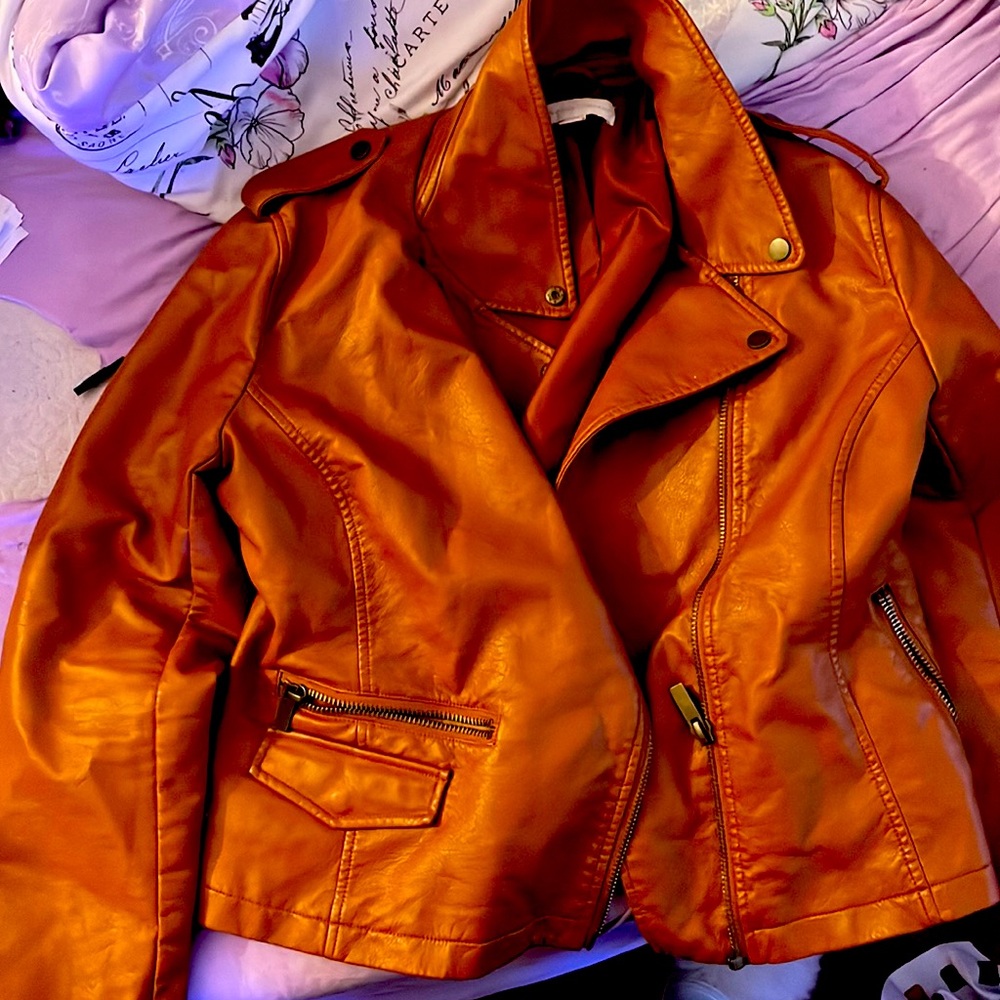 Leather jacket